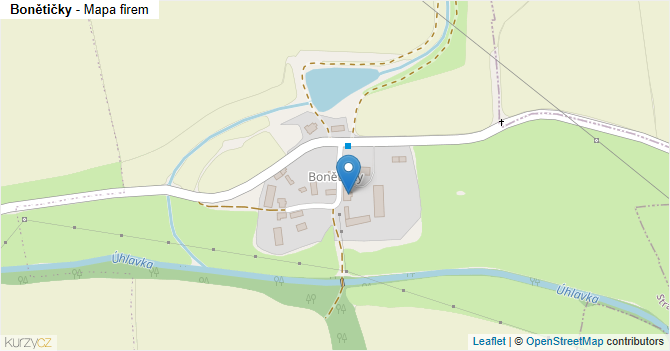 Bonětičky - mapa firem