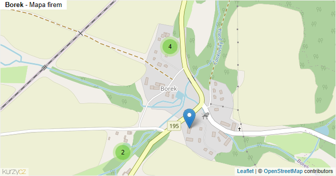 Borek - mapa firem