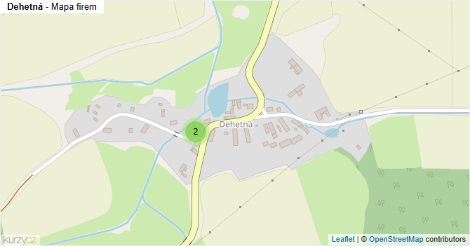 Dehetná - mapa firem