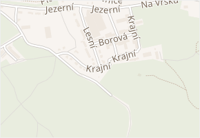 Krajní v obci Stráž pod Ralskem - mapa ulice