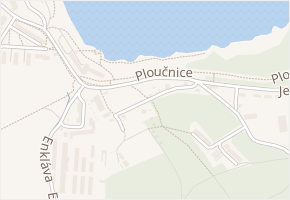 U Stadionu v obci Stráž pod Ralskem - mapa ulice
