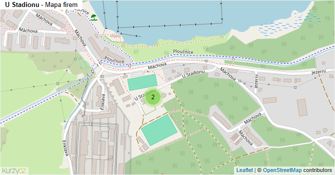 U Stadionu - mapa firem