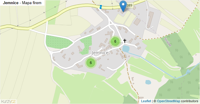 Jemnice - mapa firem