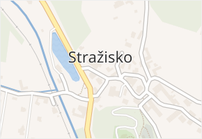 Stražisko v obci Stražisko - mapa části obce