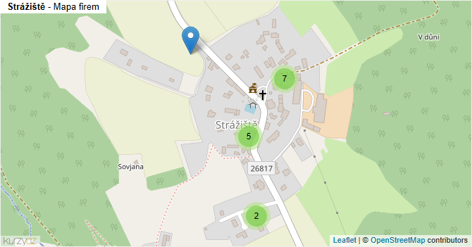 Strážiště - mapa firem