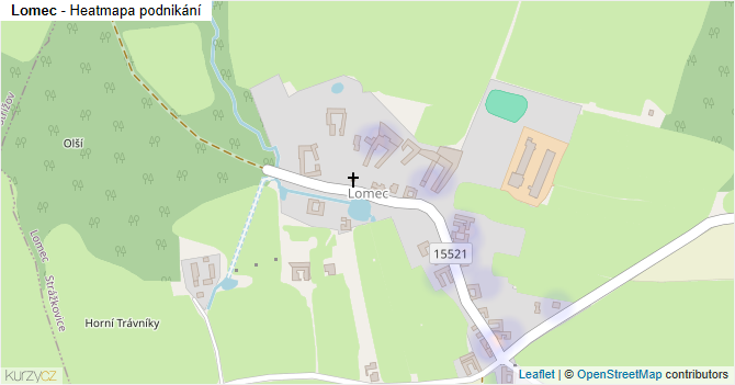 Lomec - mapa podnikání