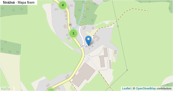 Strážná - mapa firem
