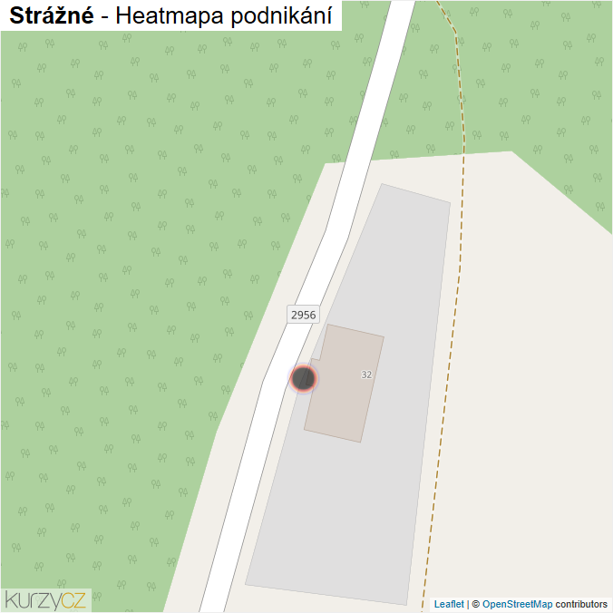 Mapa Strážné - Firmy v obci.