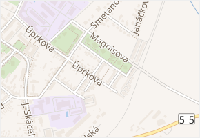 Bímova v obci Strážnice - mapa ulice