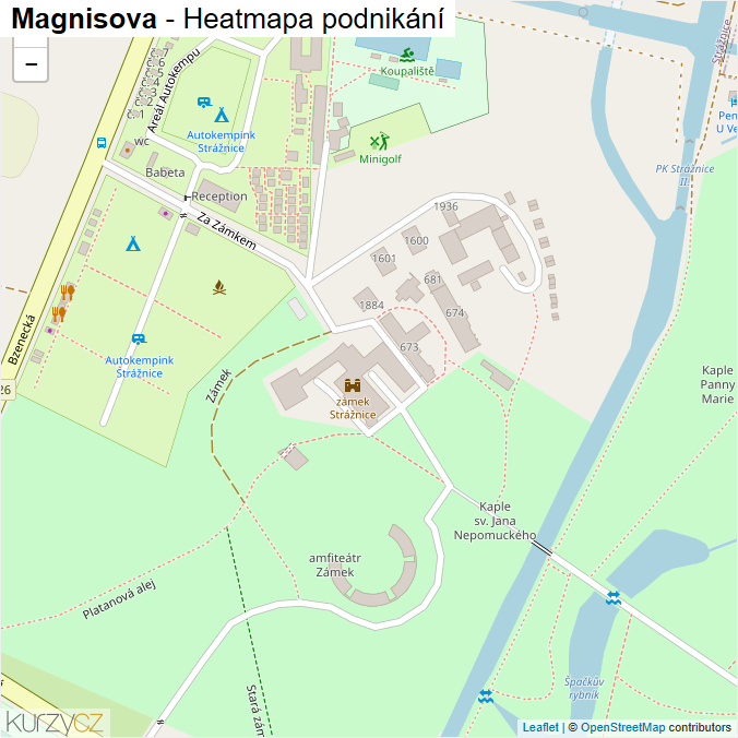 Mapa Magnisova - Firmy v ulici.