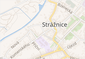Mlýnská v obci Strážnice - mapa ulice