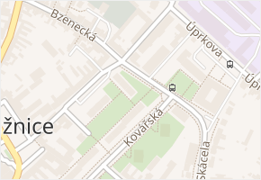 nám. 17. listopadu v obci Strážnice - mapa ulice