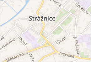 Obchodní v obci Strážnice - mapa ulice