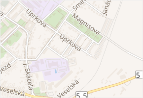 Plickova v obci Strážnice - mapa ulice