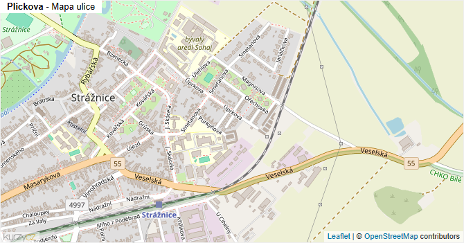Plickova - mapa ulice