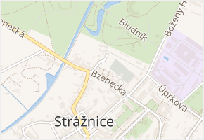 Sadová v obci Strážnice - mapa ulice