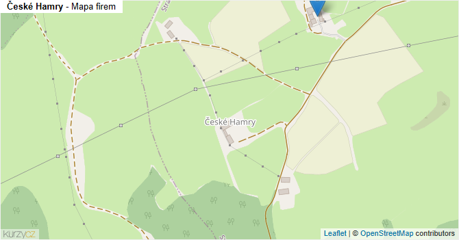 České Hamry - mapa firem