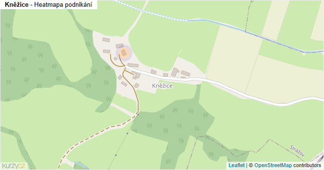 Kněžice - mapa podnikání