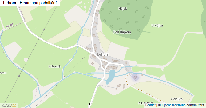 Lehom - mapa podnikání