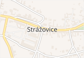 Strážovice v obci Strážovice - mapa části obce