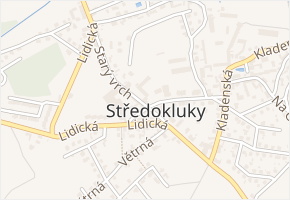 Starý vrch v obci Středokluky - mapa ulice