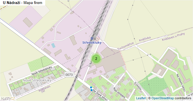 U Nádraží - mapa firem