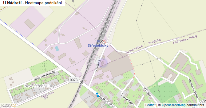 U Nádraží - mapa podnikání