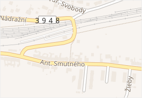 Ant. Smutného v obci Střelice - mapa ulice