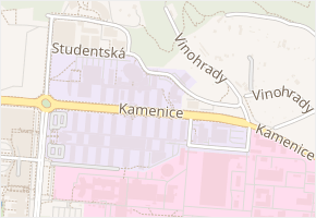 Kejbaly v obci Střelice - mapa ulice