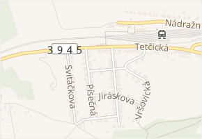 Smetanova v obci Střelice - mapa ulice
