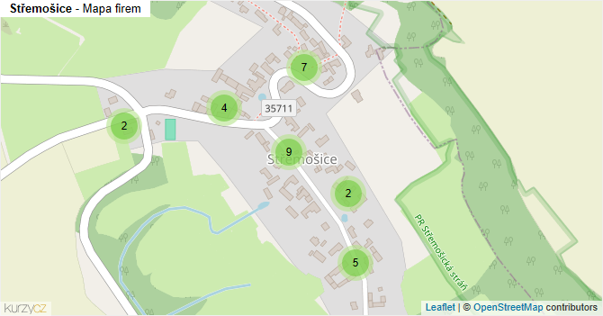 Střemošice - mapa firem