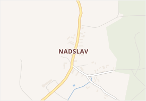Nadslav v obci Střevač - mapa části obce