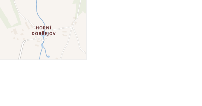 Horní Dobřejov v obci Střezimíř - mapa části obce