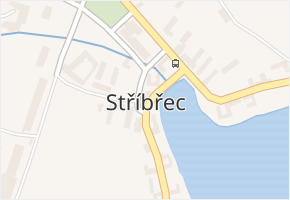 Stříbřec v obci Stříbřec - mapa části obce