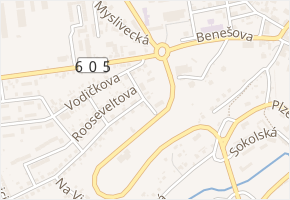 Hornická v obci Stříbro - mapa ulice