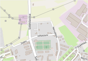 Hřbitovní v obci Stříbro - mapa ulice