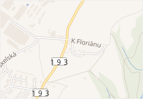 K Floriánu v obci Stříbro - mapa ulice