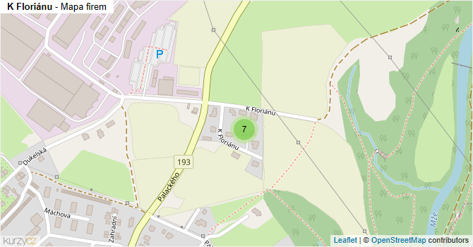 K Floriánu - mapa firem