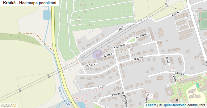 Krátká - mapa podnikání