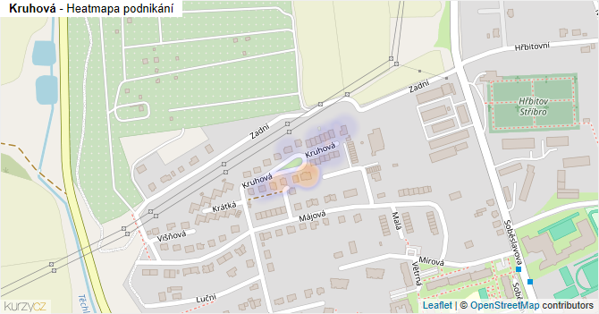 Kruhová - mapa podnikání