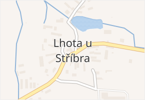 Lhota u Stříbra v obci Stříbro - mapa části obce