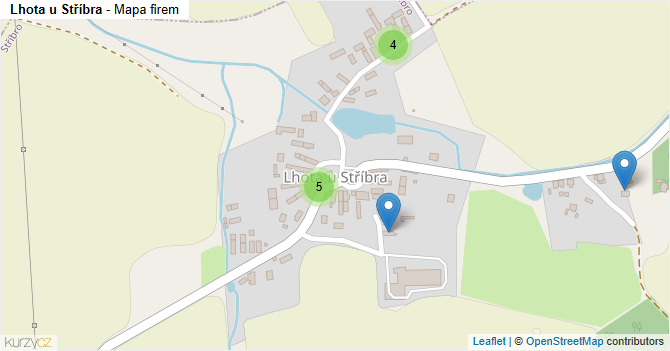 Lhota u Stříbra - mapa firem