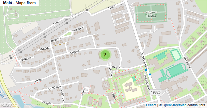 Malá - mapa firem