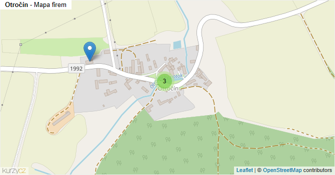 Otročín - mapa firem