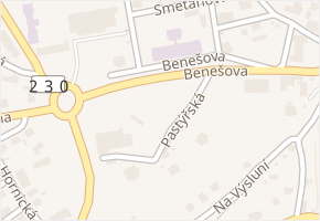 Pastýřská v obci Stříbro - mapa ulice