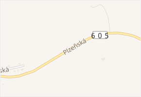 Plzeňská v obci Stříbro - mapa ulice