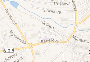 Smetanova v obci Stříbro - mapa ulice