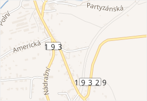 V Lipkách v obci Stříbro - mapa ulice