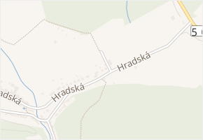 Hradská v obci Střílky - mapa ulice
