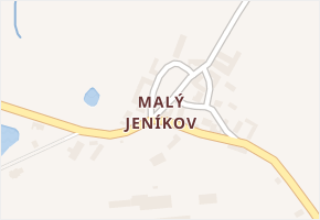 Malý Jeníkov v obci Strmilov - mapa části obce